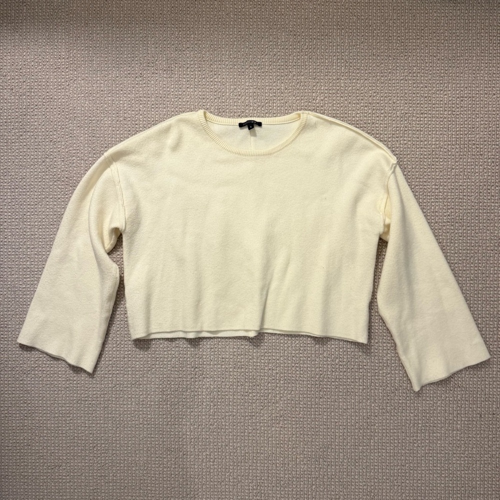 Papermoon Cream Long Sleeve Sweater